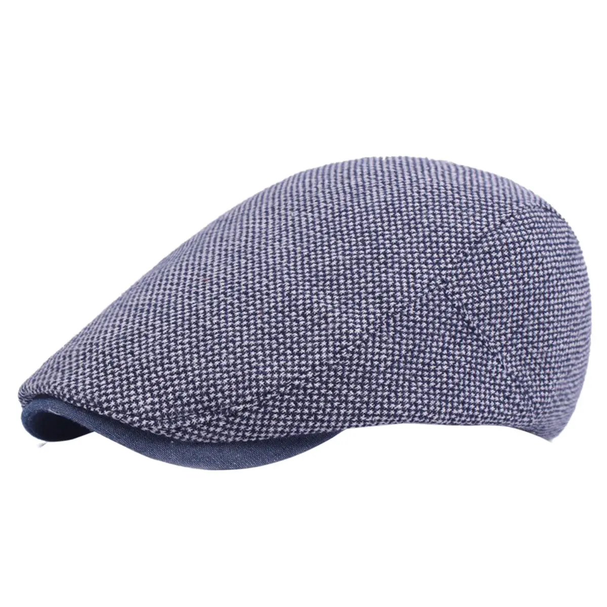 bone-classico-vintage-ajustavel-de-algodao-para-homens-e-mulheres-chapeu-casual-moderno-para-viagem-uso-diario-e-atividades-ao-ar-livre-azul-marinho