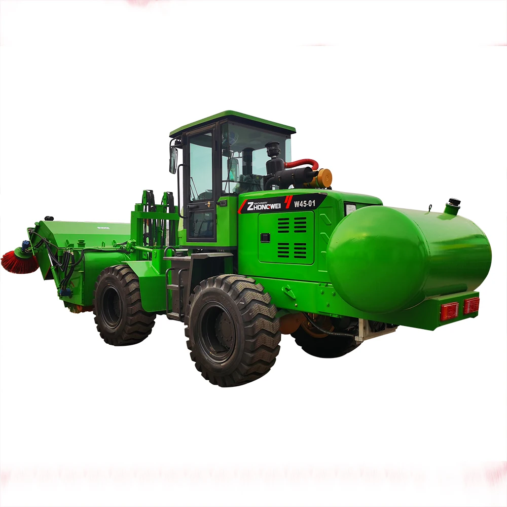 YG High Speed Road Snow Sweeper Brooms Wheel Loader Road Sweeper and Drain Cleaning with Shaft Steel Wire Snow Sweeper Machine