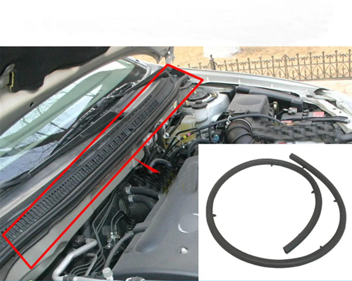 002Adapted for Corolla EX Front hood rubber strip Guide plate rubber strip Engine compartment waterproof rubber strip