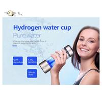 A18R -Titanium Portable Hydrogen-Rich Water Cup ORP Hydrogen Water Bottle Generator Super Antioxidants ORP Hydrogen 420ML