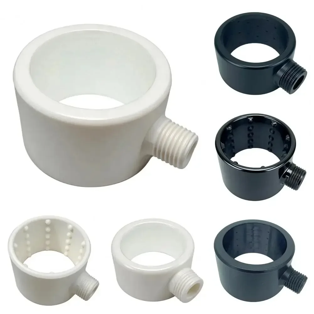 New Men Shower Head Powerful Supercharging Hydromassage 360-Degree Ring Water Spray Spiral Nozzle All-round Cleaning Shower Head