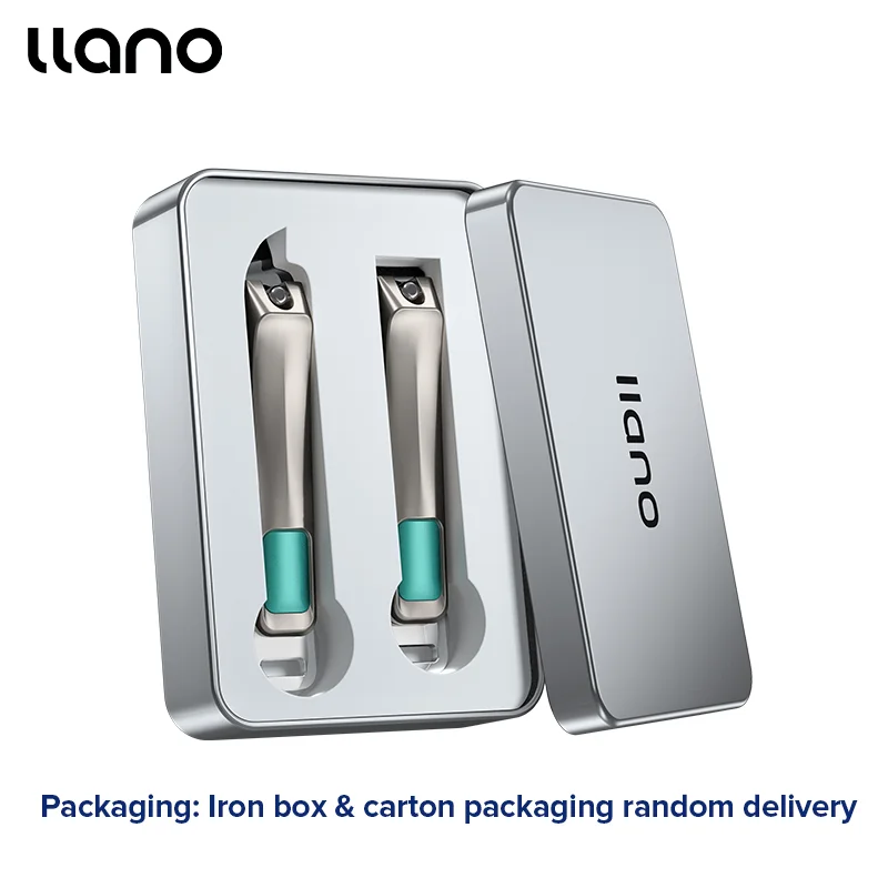 Llano Nail Clippers Stainless Steel Manicure Fingernail Nail Cutter Thick Hard Toenail Scissor Tools