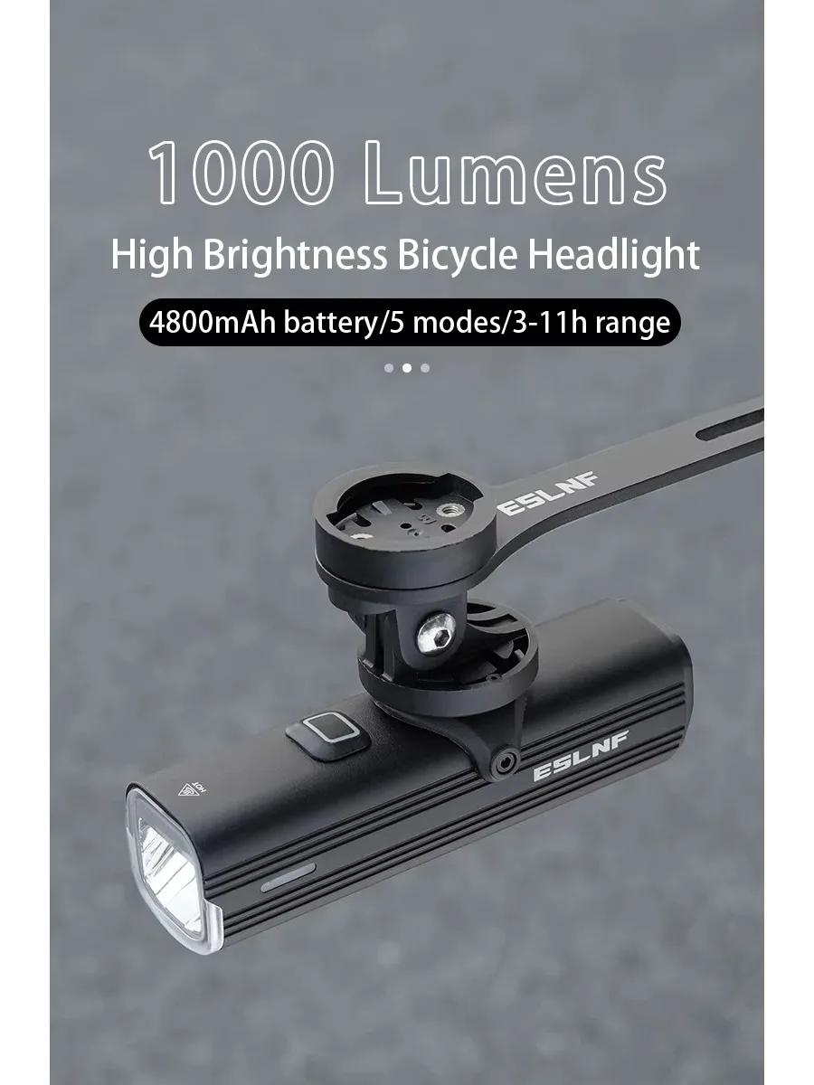 AliExpress NONE ESLNF 1000lumens Bicycle Light Waterproof USB Chargeable Led Front Aluminum Alloy Cycling MTB Road Bike Light