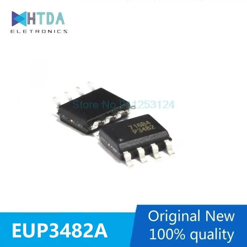 10pcs/lot EUP3482ADIR1 EUP3482A EUP3482 P3482A SOP8 In Stock