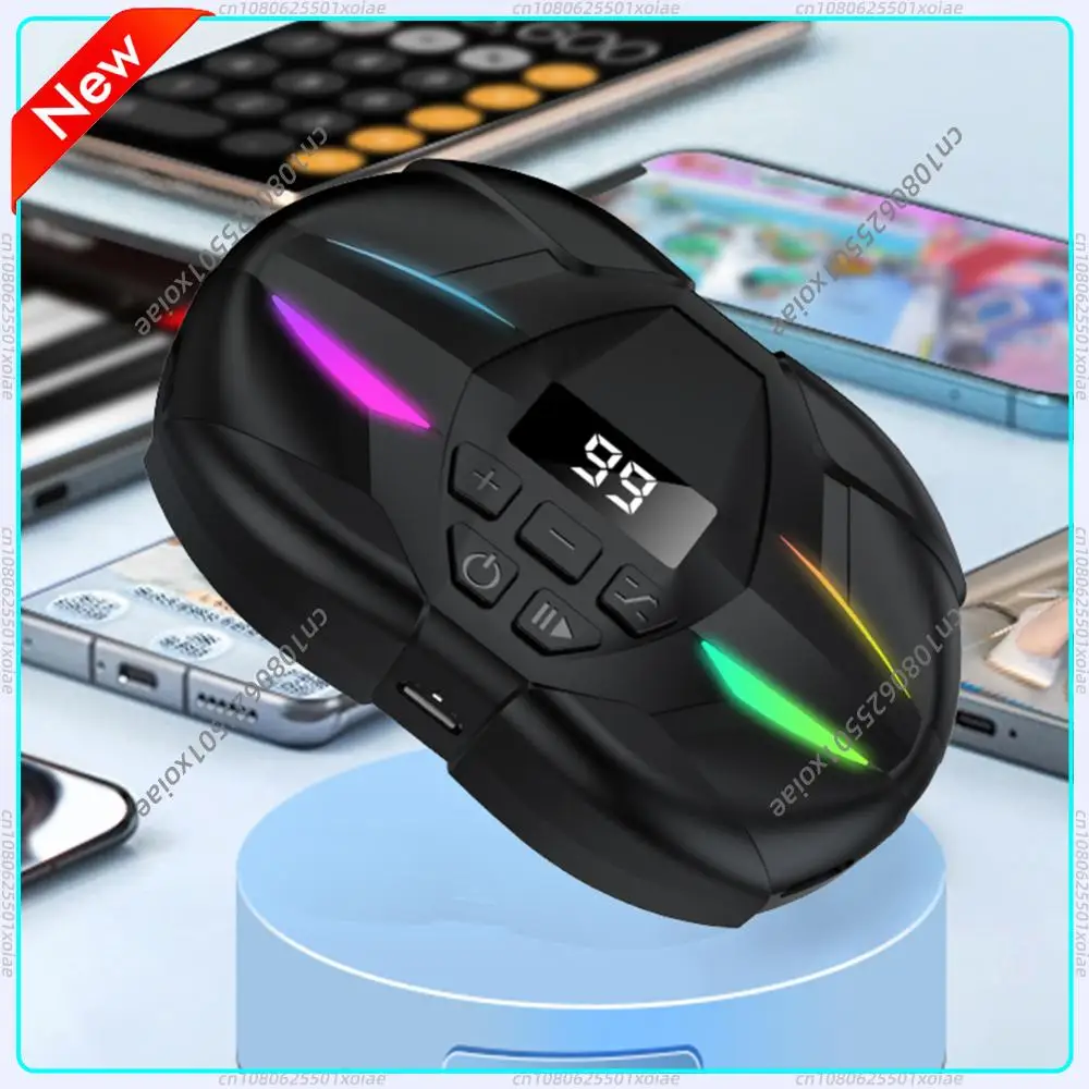 

Live Streaming Equipment Clicker Adjustable Game Clicker with Digital Display & RGB Light for Games Live Broadcasts Likes Reward