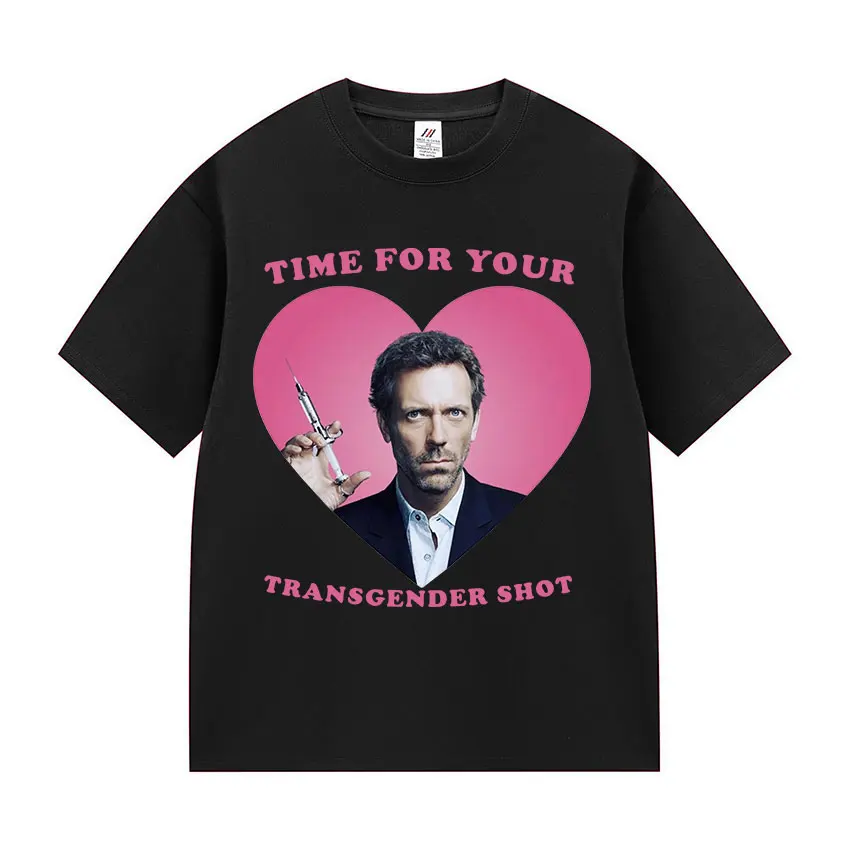 Dr Gregory House Md Funny Meme Tee Shirt Men's Women Vintage High Quality Fashion T-shirt summer 100% Cotton Oversized T Shirts image 3