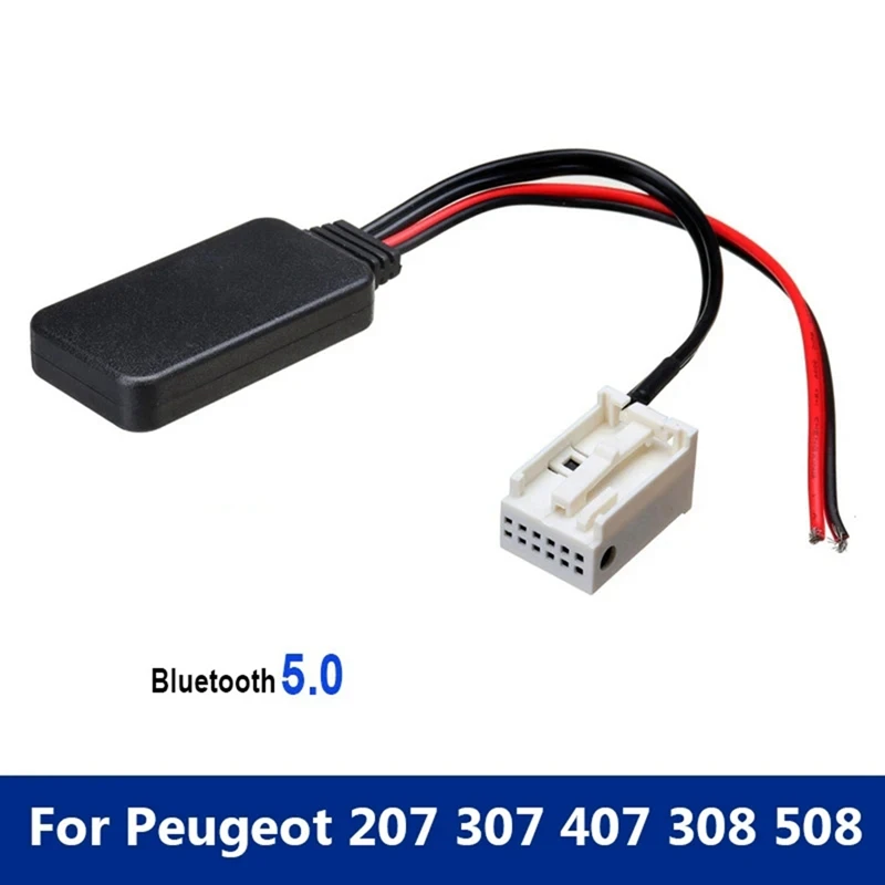 12Pin Bluetooth Module Wireless Car Radio Stereo Music Aux Cable Adapter Component For Peugeot 307 408 508 Citroen Sega Receiver