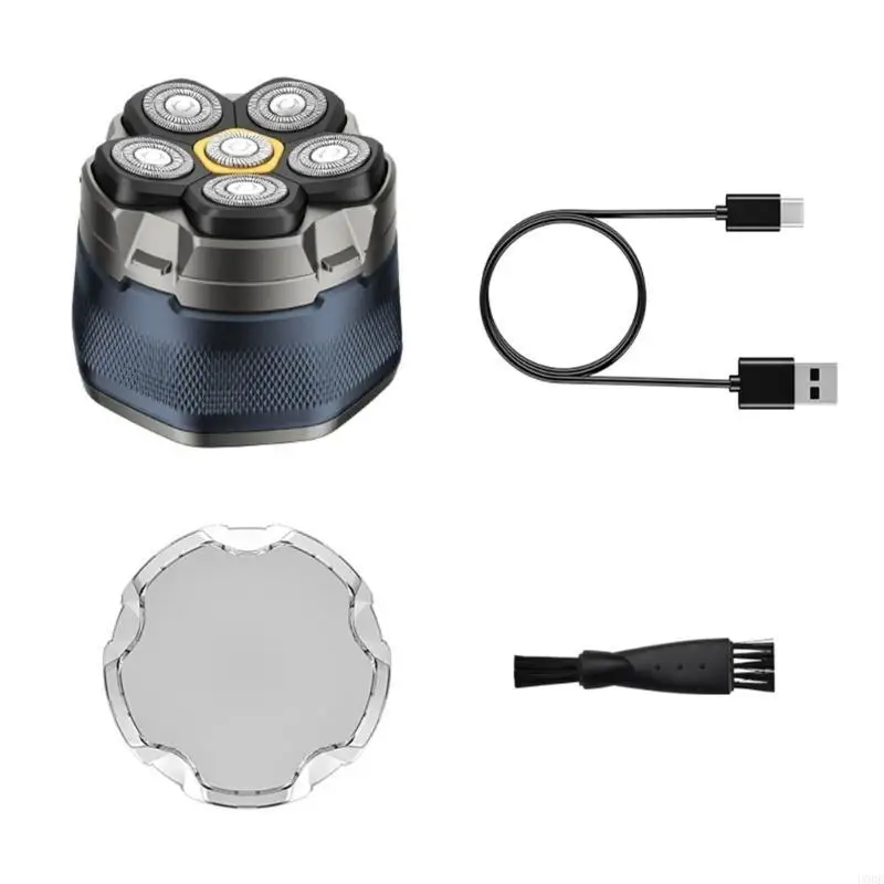 전기 머리 헤어 면도기 남자 무선 충전식 습식/건조한 대머리 헤드 방수