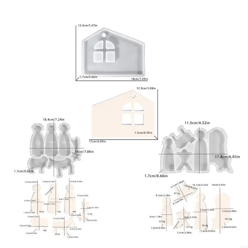 

Силиконовые касты плесень для молитвы, подходящей для создания уникальных пасхальных специальных подарков и украшений ежедневное