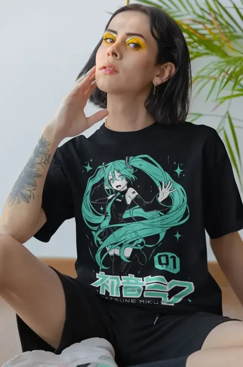 Fire Style Anime Print T Shirt Women Summer Black O Neck Harajuku Tops Tee Girl Streetwear Japan Style Unisex Y2k Top Women