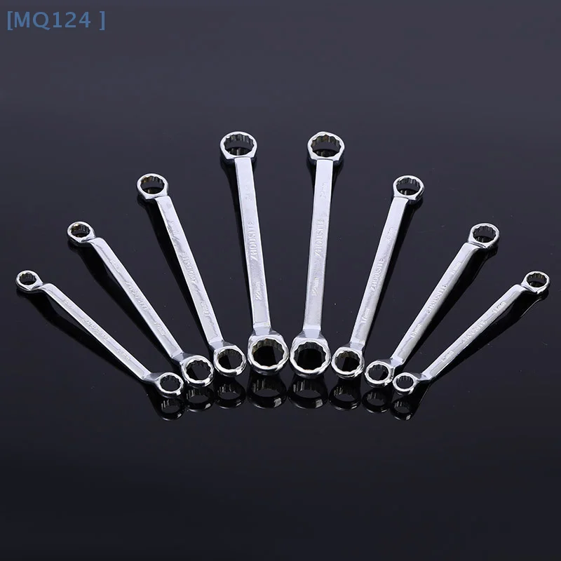 

1 Pc Double-Head Plum Wrench Set, Extended Two-in-One Design, Mirror Polished Chrome, Internal Hex, Perfect For Auto Repair