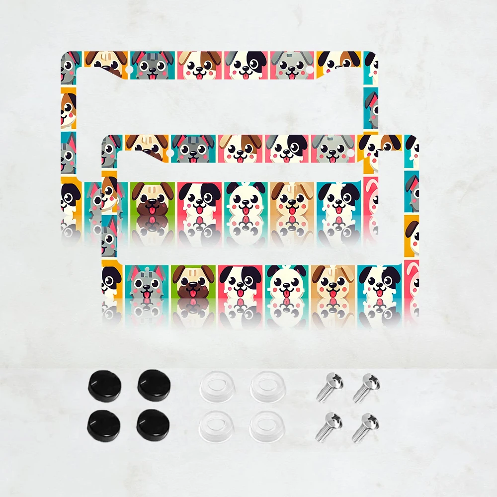 2PC Dog Pattern Lic…