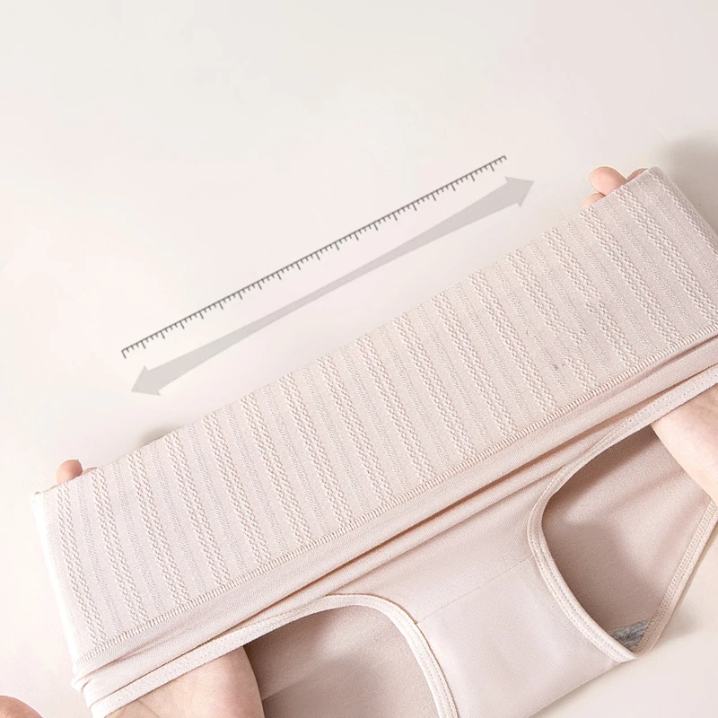 4 個の女性のパンティーハイウエストボディシェイパー下着プラスサイズ固体女の子ブリーフソフト綿パンティ痩身女性ランジェリー