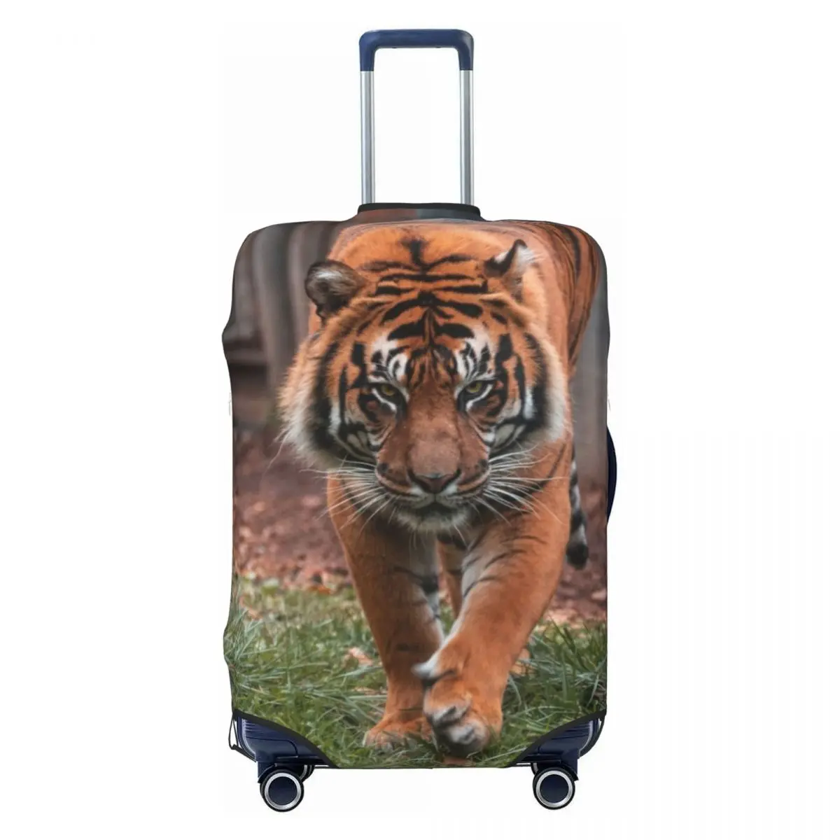 Tiger Walk Suitcase Cover Animal Elastic Business Protection Luggage Case Holiday