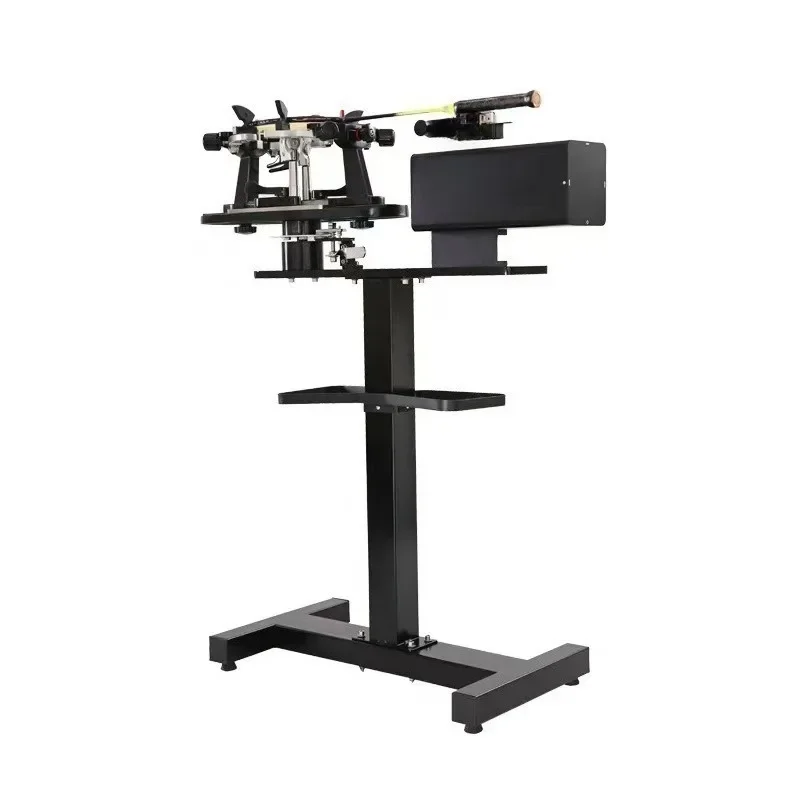 Desktop computer, vertical racket threading machine