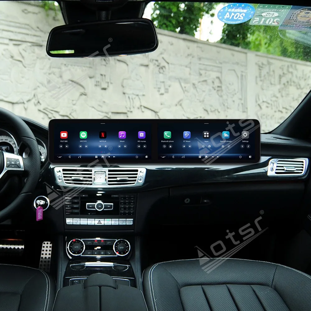 

12.3inch Dual Screen Car Radio For Mercedes Benz CLS 2012-2014 Car Multimedia Video Player GPS Navigation Carplay Unit DSP HD BT