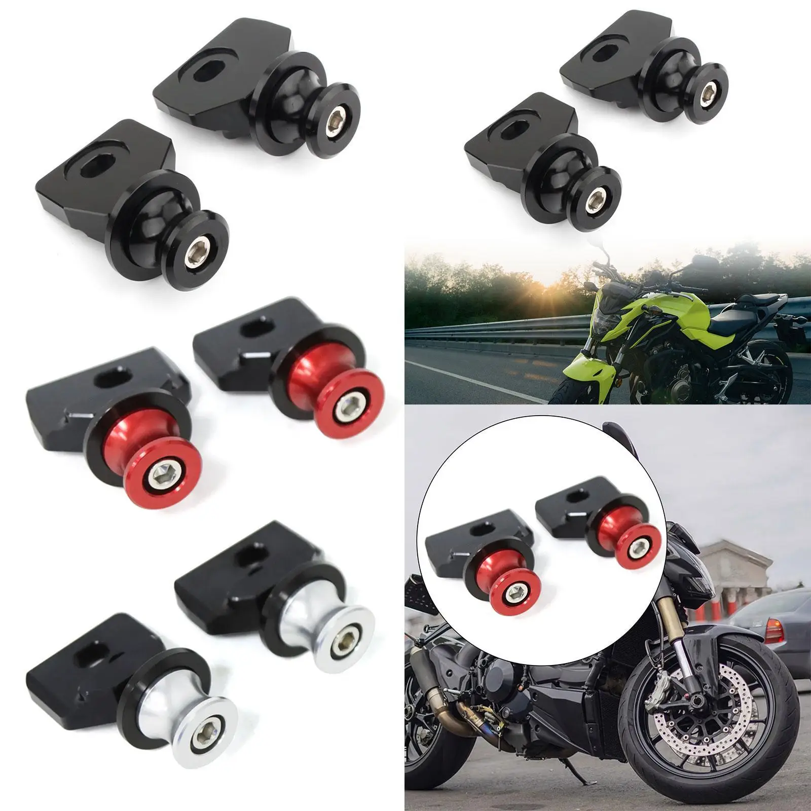

Arm Stand Screw Protector Aluminum Alloy Motorbike Parking Support Replacement for Honda CB650R CBR650R CB650F 2019-2025