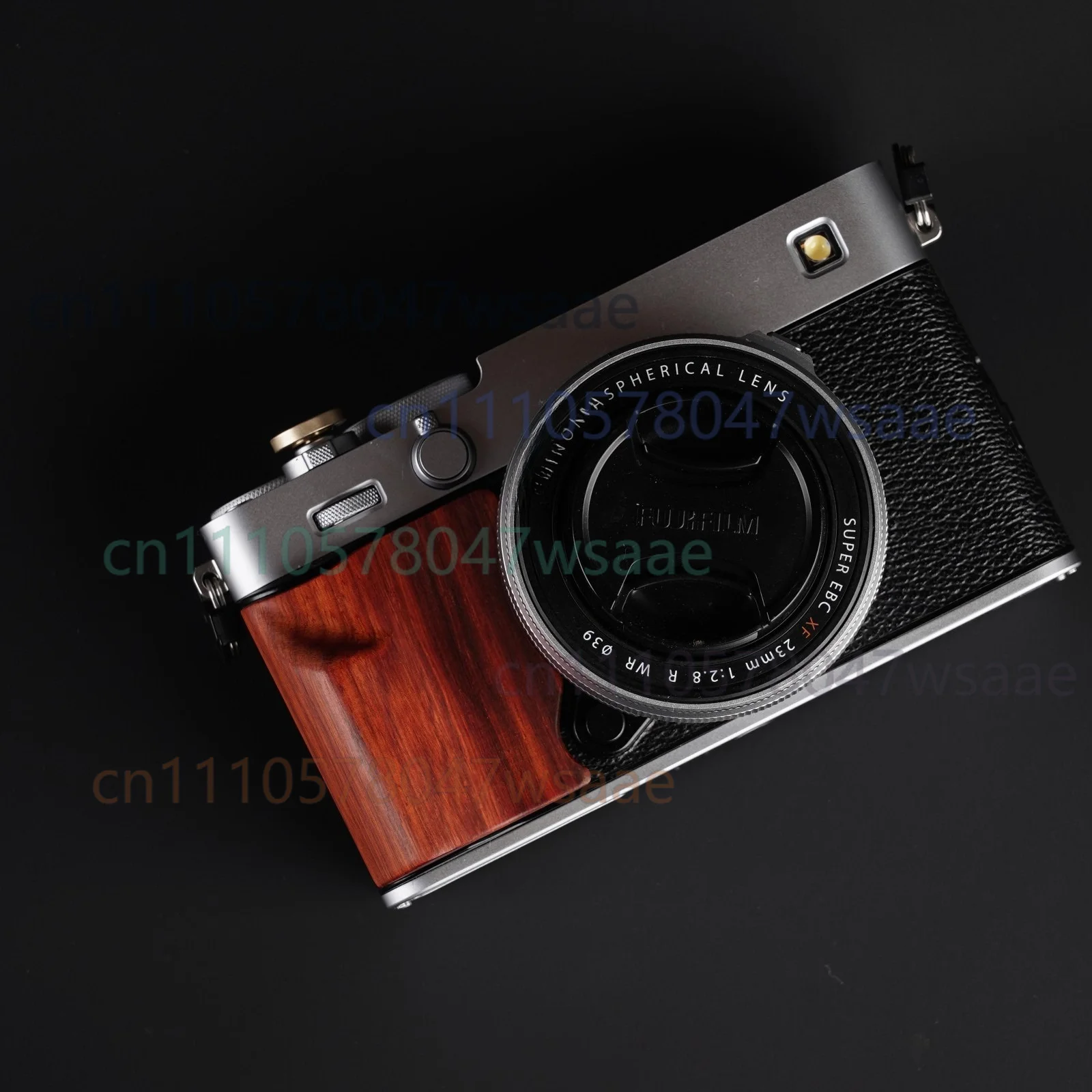 Ebony Walnut Wood Thumb Grip Sticker Hand Holder Bracket Compatible For Fujifilm X-E5 XE5 Camera Accessory