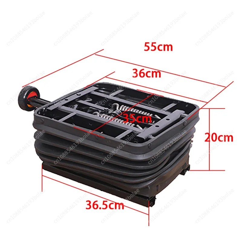 Truck seat mechanical shock-absorbing base, front handle, agricultural vehicle truck modified mechanical hydraulic spring with d