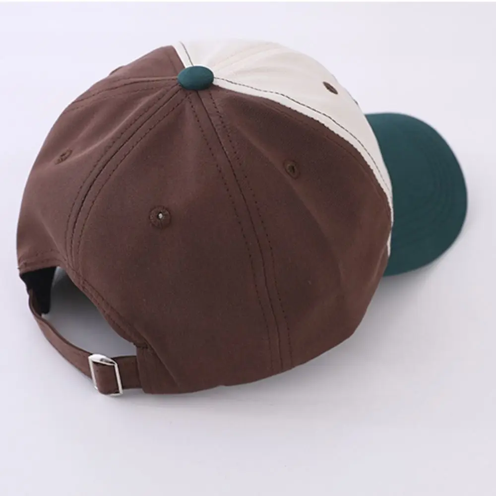 Sombrero de béisbol transpirable para niños, gorra informal de algodón con bordado de letras, visera para correr al aire libre