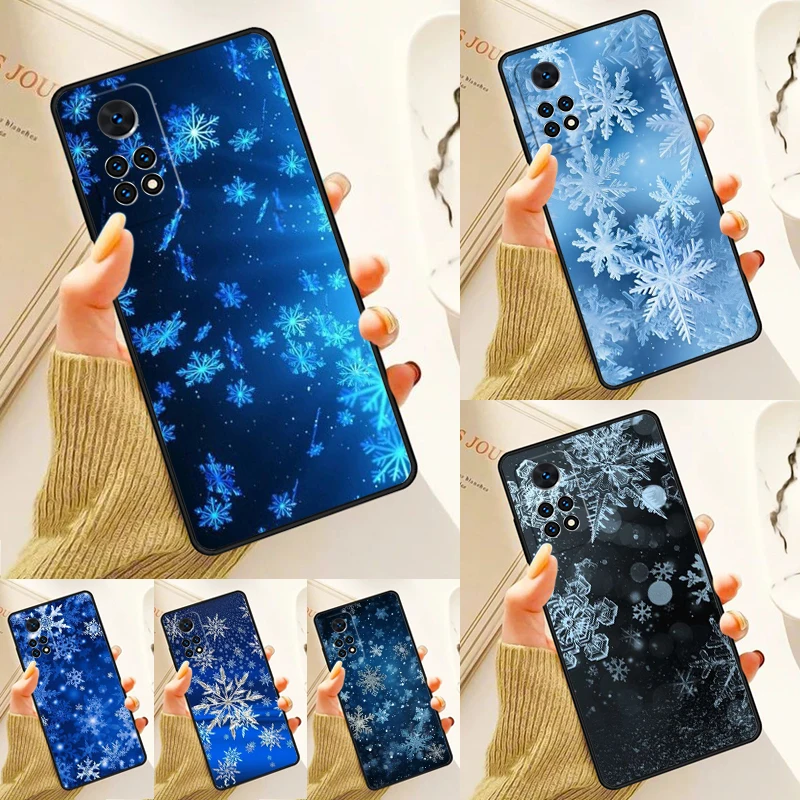 Snowflake crystal Ice Case For Samsung Galaxy S24 Plus S23 S20 S21FE Lite S22 Ultra Note 20 S8 S9 S10 Phone Coque