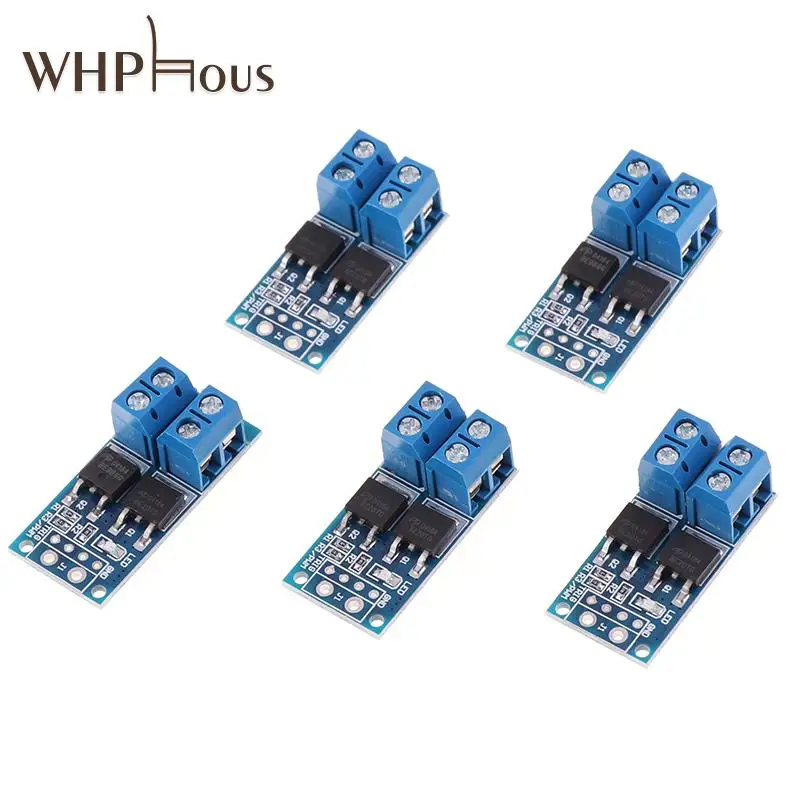 5Pcs 15A 400W MOS FET Trigger Switch Drive Module PWM Regulator Control Panel for arduino DC 5V 12V 36V