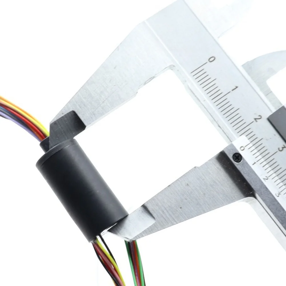 Rotary Electrical Interface 18 Channel 2A Hollow Shaft Slip Ring 360 Degree Rotation Compatible with Tight Space Installation