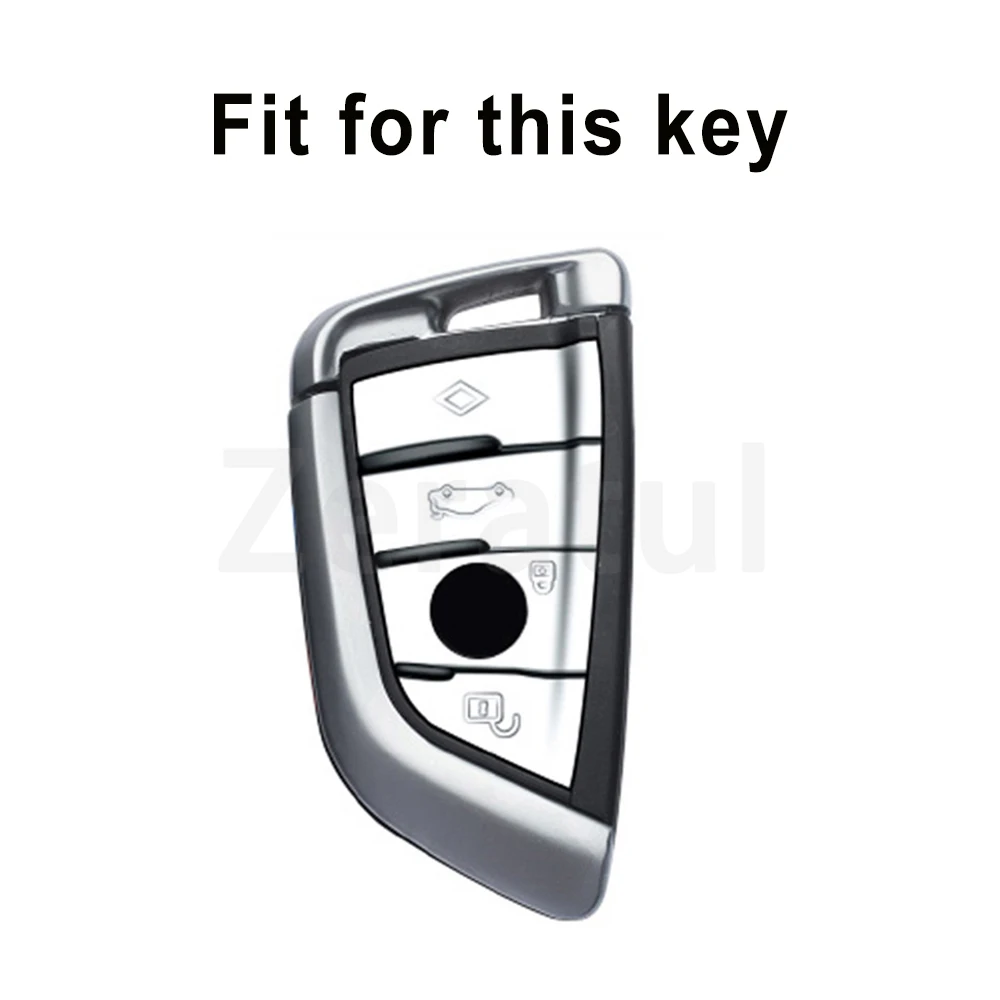 TPU Car Key Case Cover 4 Buttons Auto Remote Shell Protector For BMW 1 2 3 5 6 7 8 Series X1 X2 X3 X4 X5 X6 X7 Z4 Accessaries