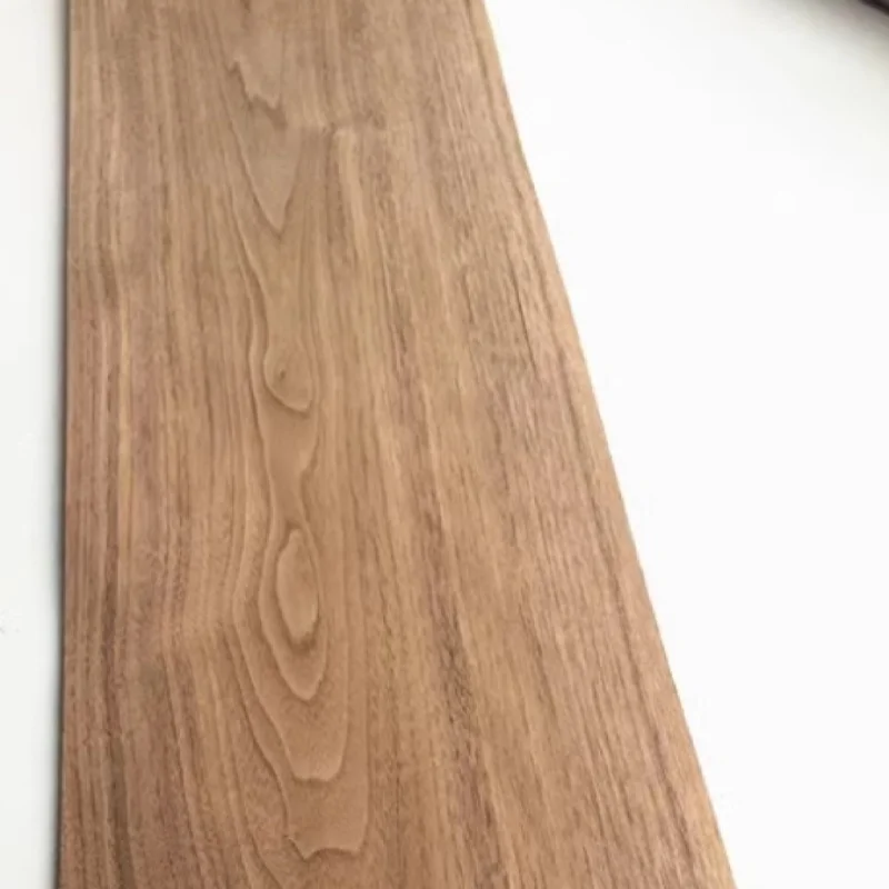 Natural Black Walnut Leather Speaker Veneer Marquetry Veneer Material L: 2.5-3Meters/pcs Width: 25cm T: 0.4-0.5mm