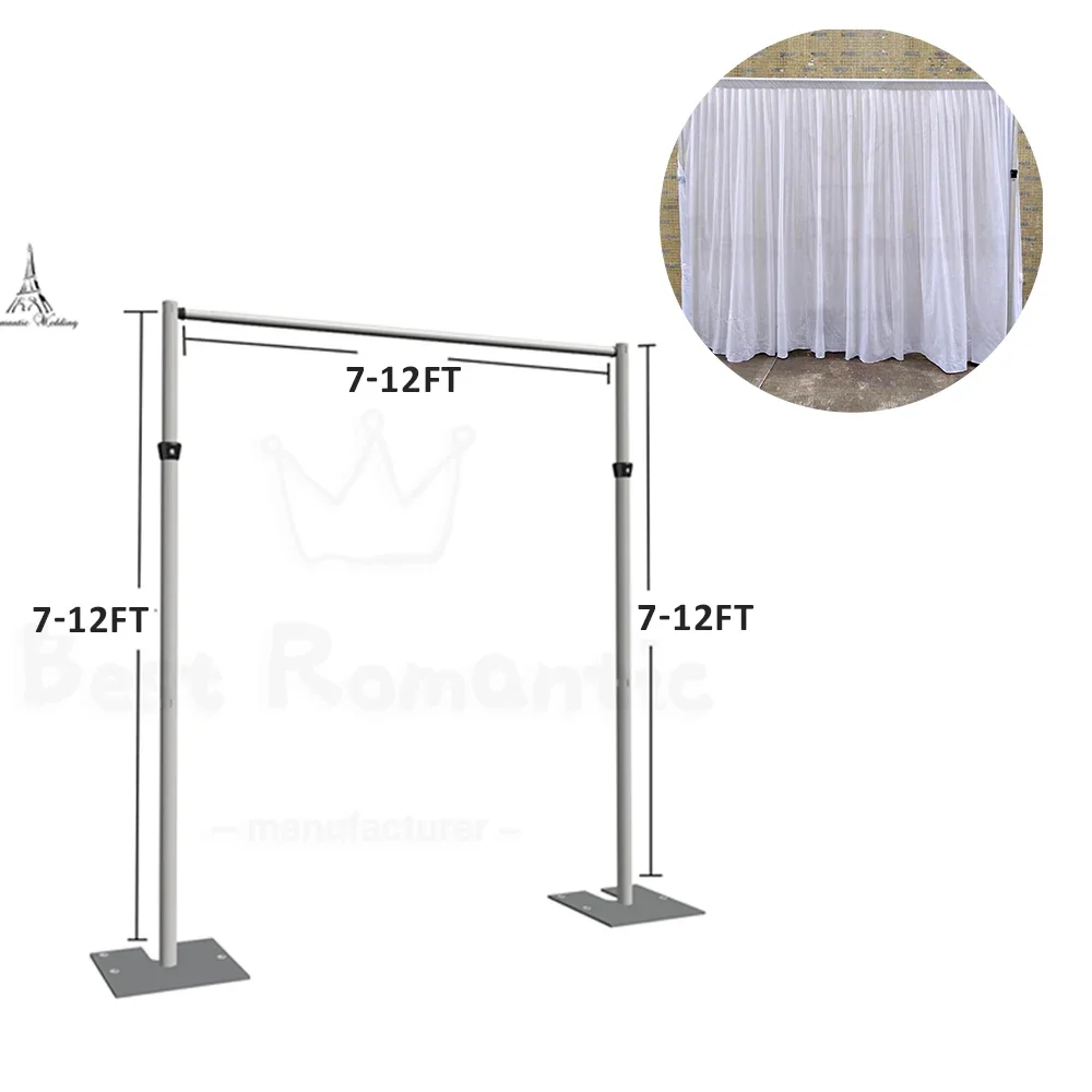 Pipe and Drapes Beautiful Mandap Swag Backdrop Curtain Wedding Draping Drapes for Wedding Event Party