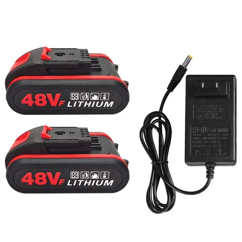 48V Rechargeable Lithium Ion Battery Worx Battery,Replace 21VF 48VF 88VF Impact Drill Electric Drill Scissor Chainsaw Power Tool