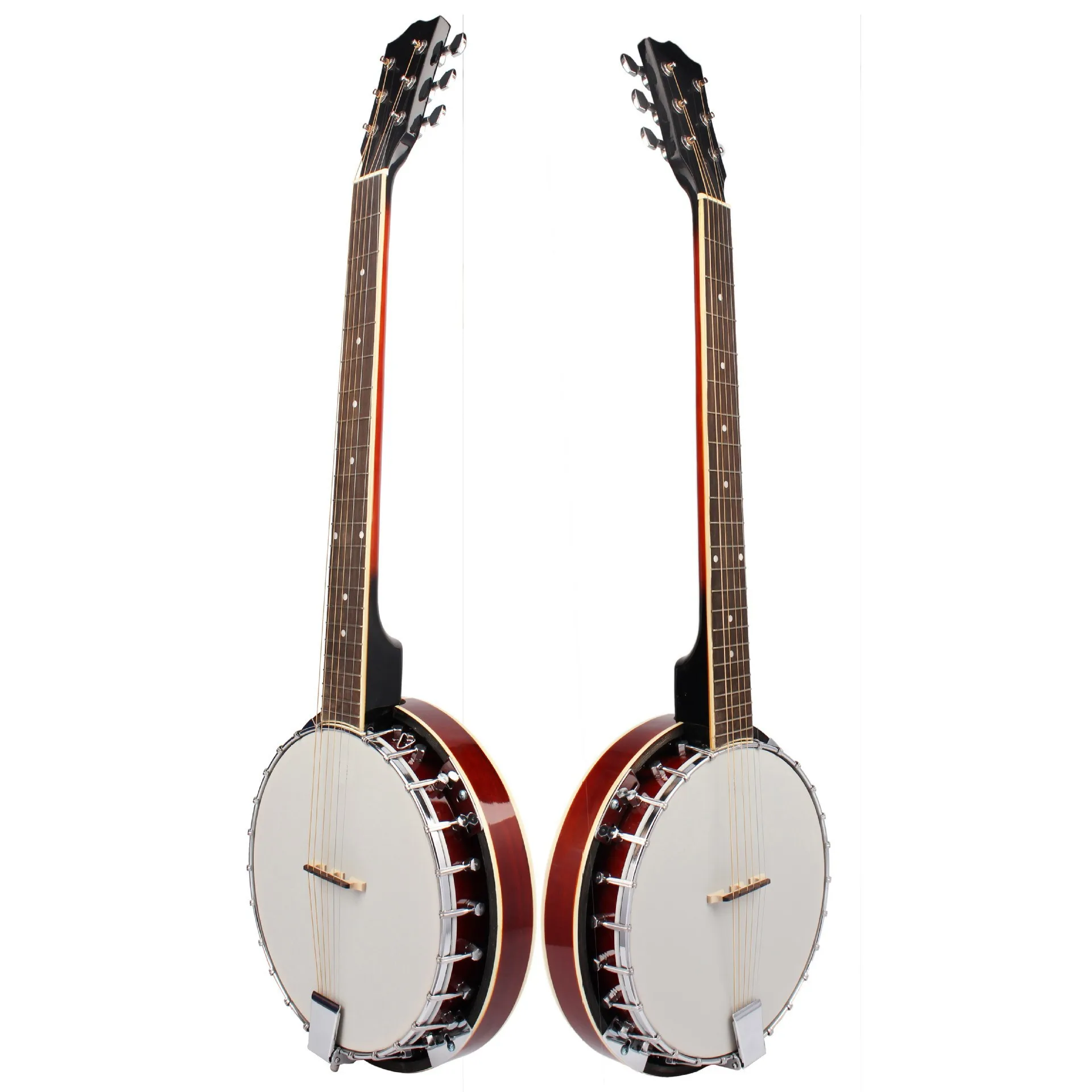 IRIN 5 Strings Banjo 22 Frets Beginner 5 Strings Guitar 6-string Banjo Adult Guitar Playing with Banjo Bag Tuner Picks Strap