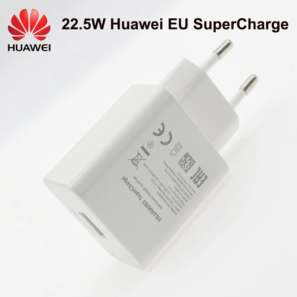 Official Huawei Fast Charger 22.5W Supercharge 5A Type C Cable For Mate 10 20 30 Pro P40 P30 P20 Pro P9 P10 Plus Honor 10 20 V10