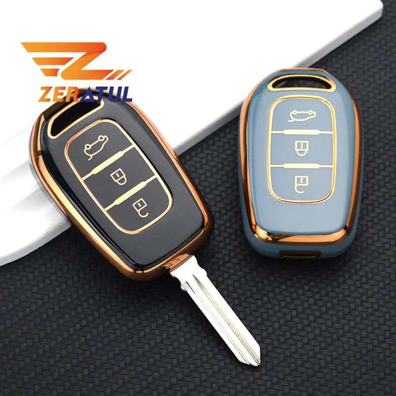 3 Buttons Shell Fob For Renault Kwid Trafic Symbol For Dacia Sandero Logan Duster 2016 2017 2018 TPU Remote Car Key Cover Case