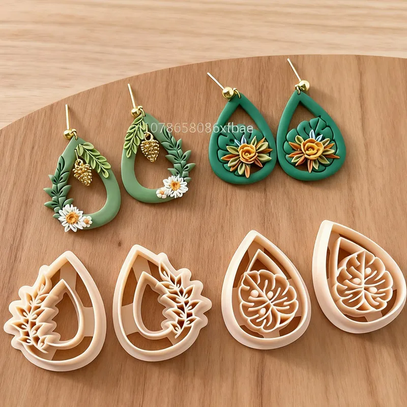 Tropical Leaf Clay Cutter Set 6