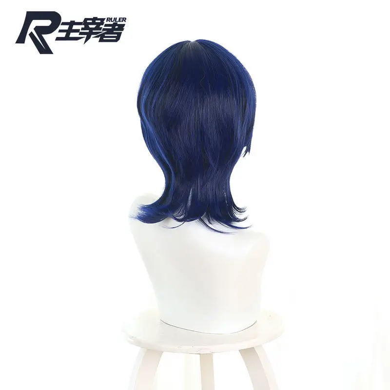  Cosplay Fatui Scaramouche Kunikuzushi Wanderer Wig Halloween Play Party Stage High Quality Hair Costume Props