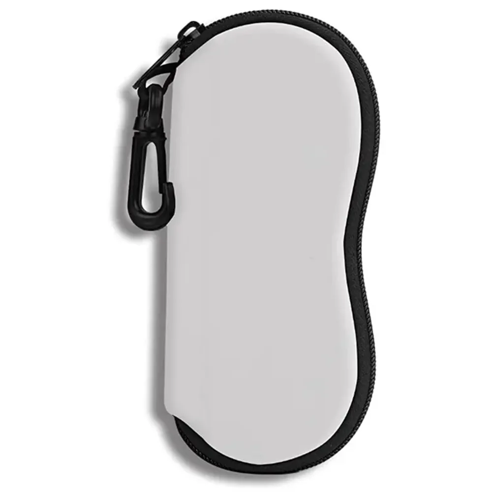 Estuche para gafas de neopreno con impresión en blanco por sublimación, transfer térmico, estuche para gafas de sol