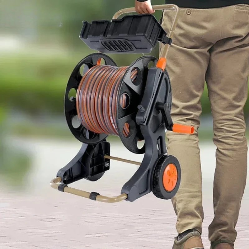 Light-Hose Reel Garden Cart
