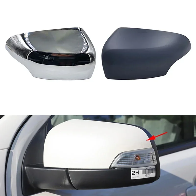 

Auto Side Rear Mirror Cover Wing Mirror Shell Cap For Ford Everest 2016 2017 2018 2019 2020 Ranger Pickup 2012 2013 2014-2018