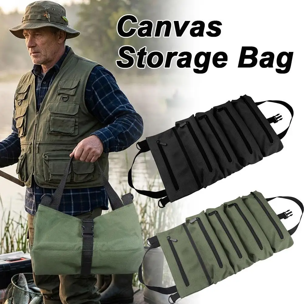 Multi-Purpose Tool Bag High Quality Professional Multi Pocket Hardware Tools Pouch Roll UP Portable Small Tools Organizer Bag