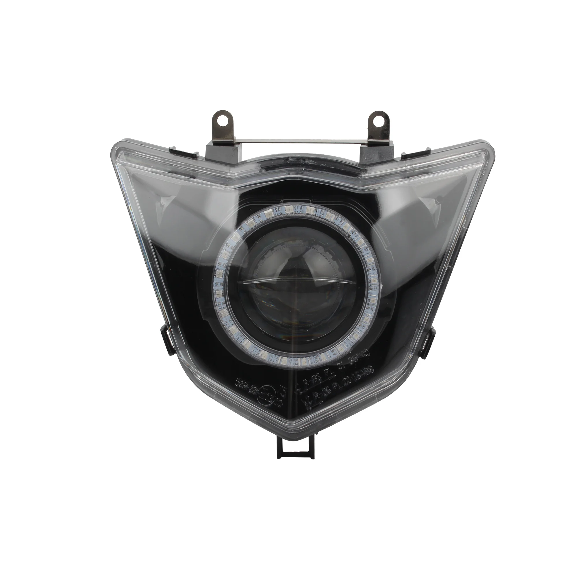 المصابيح الأمامية LED للدراجات النارية عيون الملاك أضواء ملونة كشافات لياماها WR 125 X/R 2009-2016