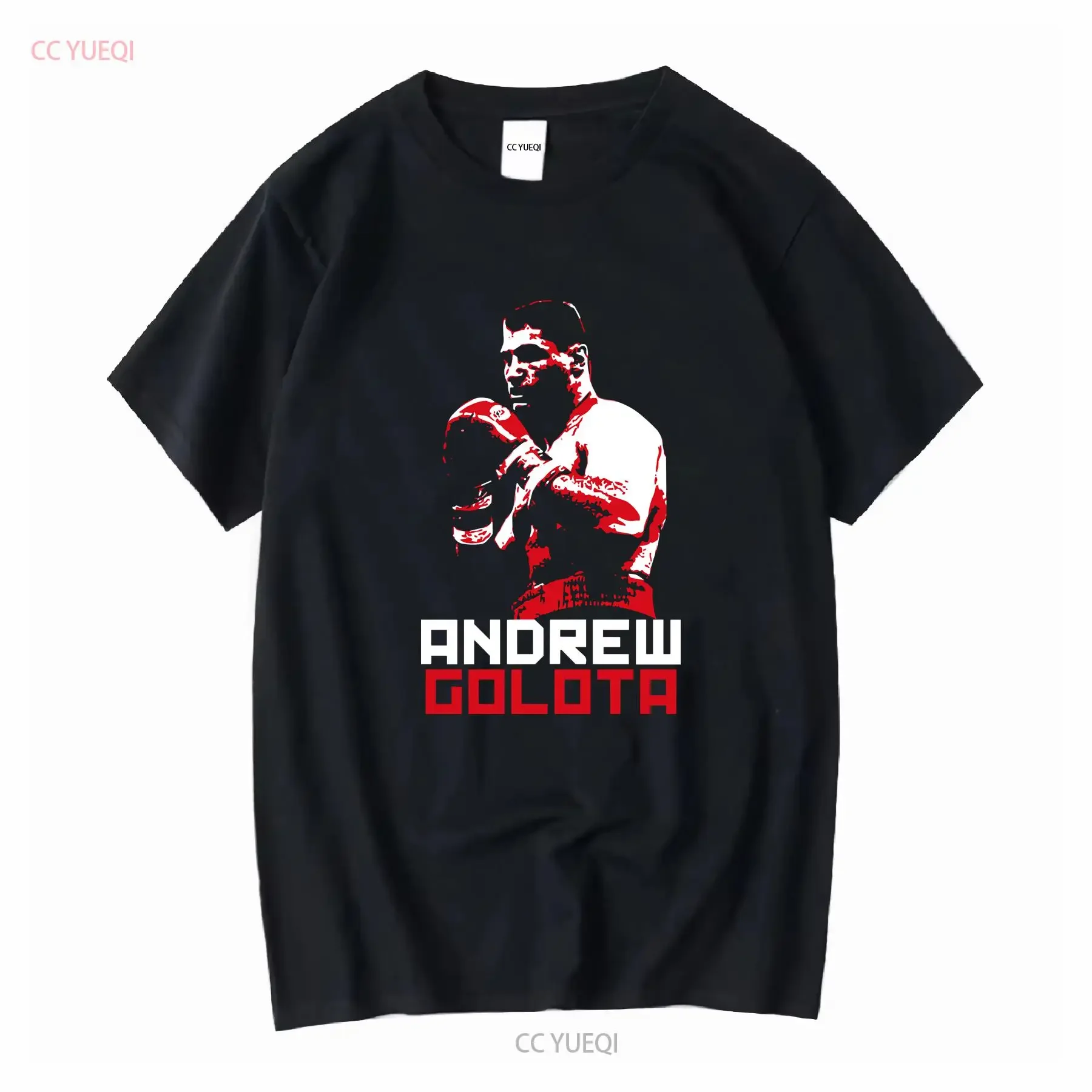 Andrew Golota Poland Boxing T Shirt long sleeves vintage Washed fashion designer clothes Casual Breathable Versatile graphic