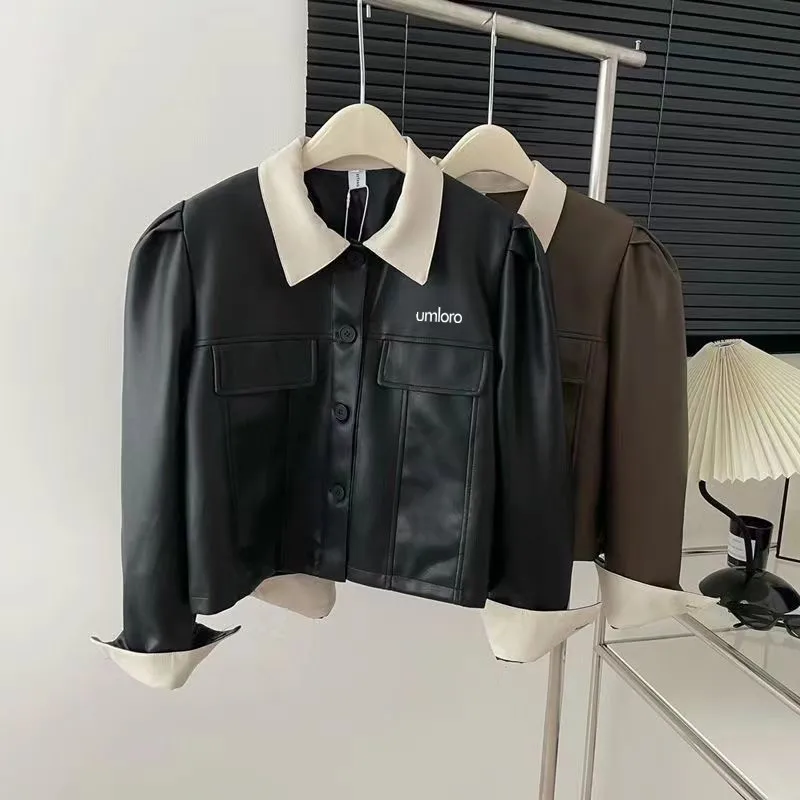 명품 Autumn Golf Wear Women 2024 New Jacket Korean Fashion Polo Leather Clothing Coat High Quality Golf Jacket Women Golf Clothing
