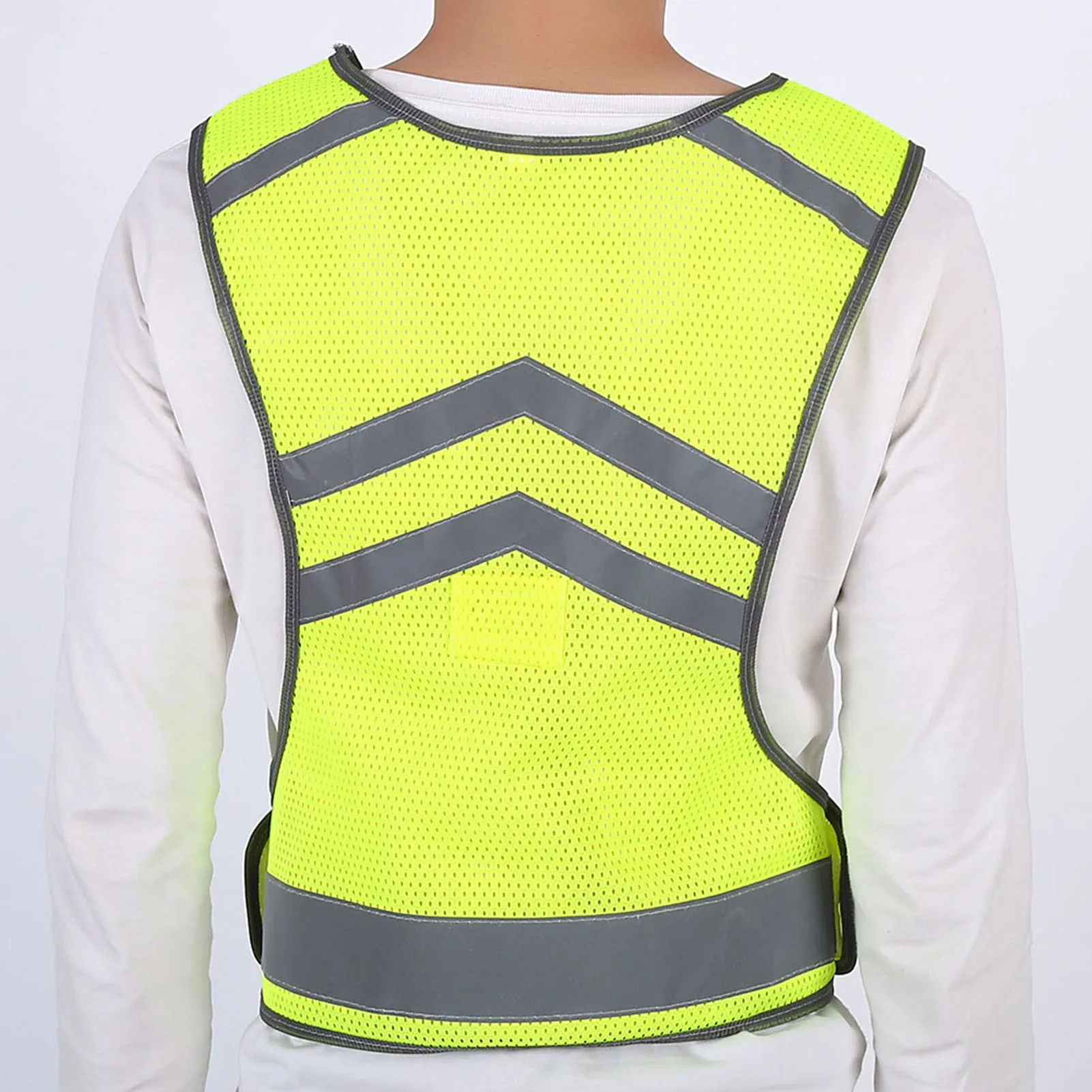 High Visibility Adjustable Reflective Safety Vest For Outdoor Sports Cycling Running Hiking