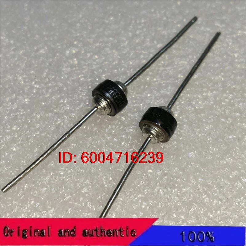 10PCS/LOT MR750 MR751 MR752 MR754 MR756 MR758 MR760 6A In-Line Diode High-Speed Rectifier