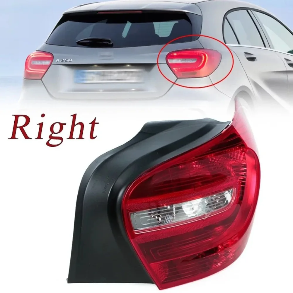 For Benz A-Class W176 2013-2018 No Bulb Taillight Turn Signal Lamp Red L/R Backup Light Brake Lamp Driving Light Warning Light