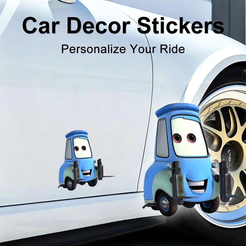 

Disney & Cars Racing Trendy Car Sticker PVC Material Waterproof Sun Proof Decal for Car Door Body Scratch Hiding DIY Art Sticker