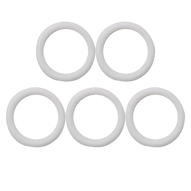 5pcs O-Rings Silicone Baby Pacifier Chain Clips Adapter Holder Ring BPA Baby Teether Beads For Teething