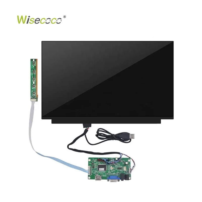 Wisecoco 15.6 TFT Lcd Display Touch Lcd Screen Lcd Panel Slim 1366x768 WXGA Capacitive Touch Screen Panel