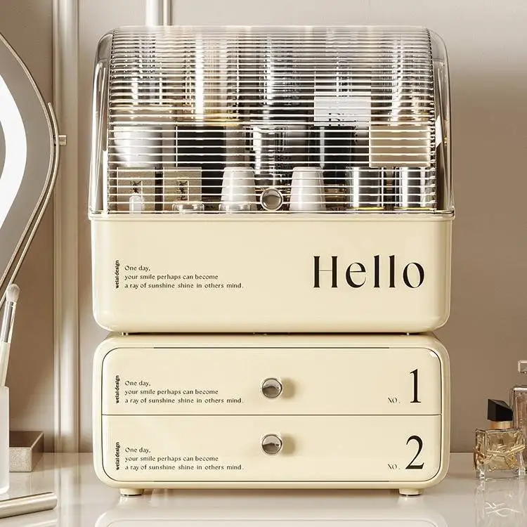 new-creamy-style-dopaamine-color-cosmetic-mask-storage-box-dustproof-makeup-brush-holder-desktop-organizer-for-home-use